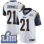 #21 Limited Nolan Cromwell White Nike Nfl Road Youth Jersey Los Angeles Rams Vapor Untouchable Super Bowl Liii Bound Nfl