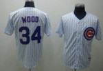Chicago Cubs #34 Kerry Wood White Jersey Mlb