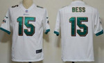 Nike Miami Dolphins #15 Davone Bess White Game Jersey Nfl