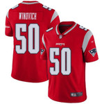 Men's New England Patriots #50 Chase Winovich Limited Red Inverted Legend Jersey Nfl