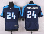 Men's Tennessee Titans #24 Coty Sensabaugh Navy Blue Alternate Nfl Nike Elite Jersey Nfl