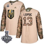 Adidas Golden Knights #13 Brendan Leipsic Camo 2017 Veterans Day 2018 Stanley Cup Final Stitched Nhl Jersey Nhl