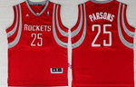 Houston Rockets #25 Chandler Parsons Revolution 30 Swingman Red Jersey Nba