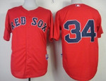 Boston Red Sox #34 David Ortiz Red Jersey Mlb