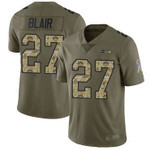Seahawks #27 Marquise Blair Olive Camo Men's Stitched Football Limited 2017 Salute To Service Jersey Nfl