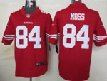 Nike San Francisco 49Ers #84 Randy Moss Red Limited Jersey Nfl