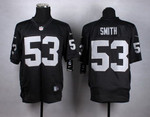 Nike Oakland Raiders #53 Malcolm Smith Black Elite Jersey Nfl