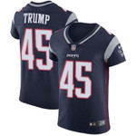 Men's Nike New England Patriots #45 Donald Trump Navy Blue Team Color Stitched Nfl Vapor Untouchable Elite Jersey Nfl