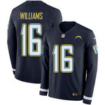 Nike Chargers 16 Tyrell Williams Navy Blue Team Color Men's Stitched Nfl Limited Therma Long Sleeve Jersey Nfl