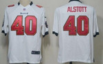 Nike Tampa Bay Buccaneers #40 Mike Alstott White Game Jersey Nfl