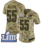 #55 Limited Brian Allen Camo Nike Nfl Women's Jersey Los Angeles Rams 2018 Salute To Service Super Bowl Liii Bound Nfl