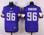 Men's Minnesota Vikings #96 Brian Robison Purple Team Color Nfl Nike Elite Jersey Nfl