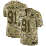Nike 49Ers #91 Arik Armstead Camo Men's Stitched Nfl Limited 2018 Salute To Service Jersey Nfl