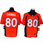 Size 60 4Xl 2013 New Collar Julius Thomas Denver Broncos #80 Orange Stitched Nike Elite Jersey Nfl