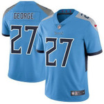 Nike Tennessee Titans #27 Eddie George Light Blue Team Color Men's Stitched Nfl Vapor Untouchable Limited Jersey Nfl