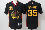 Men's Golden State Warriors #35 Kevin Durant Black Adidas Revolution 30 Swingman 2015 Chinese Fashion Stitched Nba Jersey Nba