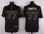 Nike Cowboys #77 Tyron Smith Black Men's Stitched Nfl Elite Pro Line Gold Collection Jersey Nfl