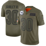 Men Los Angeles Rams 30 Gurley Ii Green Nike Olive Salute To Service Limited Nfl Jerseys Nfl