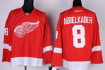 Detroit Red Wings #8 Justin Abdelkader Red Jersey Nhl