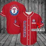 Personalize Baseball Jersey - Texas Rangers Personalized Baseball Jersey Shirt 207 - Baseball Jersey LF