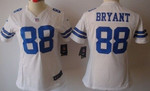 Nike Dallas Cowboys #88 Dez Bryant White Limited Womens Jersey Nfl- Women's