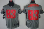 Nike Tampa Bay Buccaneers #83 Vincent Jackson Gray Shadow Elite Jersey Nfl