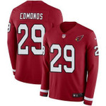 Nike Cardinals #29 Chase Edmonds Red Team Color Men's Stitched Nfl Limited Therma Long Sleeve Jersey Nfl