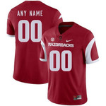 Personalize Jersey Arkansas Razorbacks Men's Customized Red College Football Jersey Ncaa