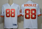 Reebok Kansas City Chiefs #88 Tony Gonzalez White Jersey Nfl