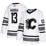 Flames #13 Johnny Gaudreau White 2019 All-Star Stitched Hockey Jersey Nhl