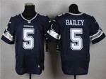 Nike Dallas Cowboys #5 Dan Bailey Blue Elite Jersey Nfl