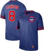 Cubs #8 Andre Dawson Royal Cooperstown Collection Stitched Baseball Jersey Mlb