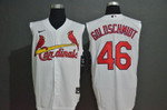 Men's St. Louis Cardinals #46 Paul Goldschmidt White 2020 Cool And Refreshing Sleeveless Fan Stitched Mlb Nike Jersey Mlb