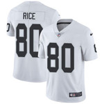 Nike Oakland Raiders #80 Jerry Rice White Men's Stitched Nfl Vapor Untouchable Limited Jersey Nfl