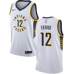 Nike Pacers #12 Tyreke Evans White Nba Swingman Association Edition Jersey Nba