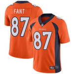 Broncos #87 Noah Fant Orange Team Color Men's Stitched Football Vapor Untouchable Limited Jersey Nfl