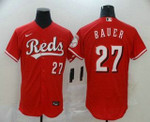 Men's Cincinnati Reds #27 Trevor Bauer Red Stitched Mlb Flex Base Nike Jersey Mlb