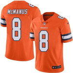 Nike Broncos #8 Brandon Mcmanus Orange Men's Stitched Nfl Limited Rush Jersey Nfl