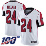 Nike Falcons #24 Devonta Freeman White Men's Stitched Nfl 100Th Season Vapor Limited Jersey Nfl