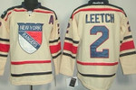 New York Rangers #2 Brian Leetch 2012 Winter Classic Cream Jersey Nhl