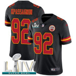 Nike Chiefs #92 Tanoh Kpassagnon Black Super Bowl Liv 2020 Men's Stitched Nfl Limited Rush Jersey Nfl