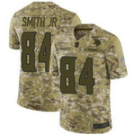 Vikings #84 Irv Smith Jr. Camo Men's Stitched Football Limited 2018 Salute To Service Jersey Nfl