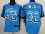 Nike San Diego Chargers #32 Eric Weddle Drift Fashion Blue Elite Jersey Nfl