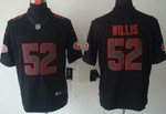 Nike San Francisco 49Ers #52 Patrick Willis Black Impact Limited Jersey Nfl