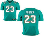 Men's Miami Dolphins #23 Arian Foster Aqua Green Team Color Nfl Nike Elite Jersey Nfl