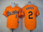 Baltimore Orioles #2 J.J. Hardy Orange Jersey Mlb