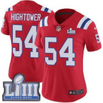 #54 Limited Dont'a Hightower Red Nike Nfl Alternate Women's Jersey New England Patriots Vapor Untouchable Super Bowl Liii Bound Nfl