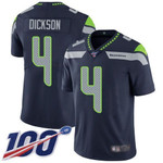 Seahawks #4 Michael Dickson Steel Blue Team Color Men's Stitched Football 100Th Season Vapor Limited Jersey Nfl