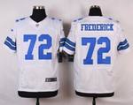 Men's Dallas Cowboys #72 Travis Frederick White Road Nfl Nike Elite Jersey Nfl