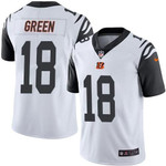 Nike Bengals #18 A.J. Green White Men's Stitched Nfl Limited Rush Jersey Nfl